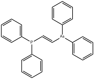 [(E)-2-(Diphenylarsino)ethenyl]diphenylphosphine,23637-67-4,结构式
