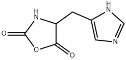 4-(1H-imidazol-4-ylmethyl)oxazolidine-2,5-dione  Struktur