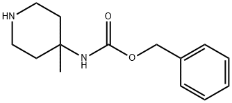 4-BENZYLOXYCARBONYLAMINO-4-METHYL-PIPERIDINE Struktur