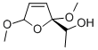 (1S)-(2,5-DIMETHOXY-2,5-DIHYDROFURAN-2-YL)ETHANOL 结构式