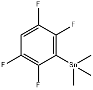 Trimethyl(2,3,5,6-tetrafluorophenyl)stannane Structure