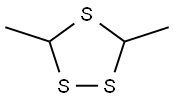 3,5-ジメチル-1,2,4-トリチオラン 化学構造式