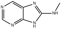 1H-Purin-8-amine, N-methyl- (9CI) Struktur