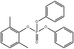 りん酸(2,6-ジメチルフェニル)ジフェニル 化学構造式