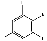 1-ブロモ-2,4,6-トリフルオロベンゼン 化学構造式