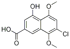 2-Naphthalenecarboxylic acid, 7-chloro-4-hydroxy-5,8-diMethoxy- 结构式