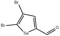 2-Selenophenecarboxaldehyde, 4,5-dibromo- Struktur