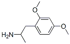 1-(2,4-ジメトキシフェニル)-2-プロパンアミン 化学構造式