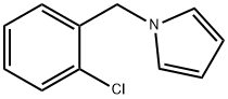 1-(2-クロロフェニルメチル)-1H-ピロール 化学構造式