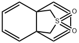 4a,8a-(Methanothiomethano)naphthalene 10,10-dioxide Struktur