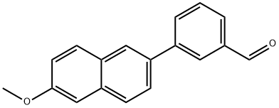 3-(6-Methoxynaphthalen-2-yl)benzaldehyde 结构式