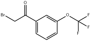 间三氟甲氧基-A-溴代苯乙酮 结构式
