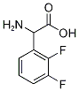 Amino(2,3-difluorophenyl)acetic acid, 2-Amino-2-(2,3-difluorophenyl)ethanoic acid Struktur