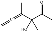 4,5-Hexadien-2-one, 3-hydroxy-3,4-dimethyl- (9CI) 化学構造式