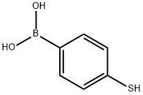 4-巯基苯硼酸,237429-33-3,结构式