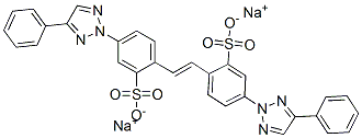 disodium 4,4'-bis(4-phenyl-2H-1,2,3-triazol-2-yl)stilbene-2,2'-disulphonate  Structure