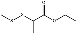 ETHYL 2-(METHYLDITHIO)PROPIONATE Structure