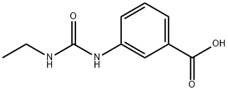 3-[(乙基氨基)羰基]氨苯甲酸, 23754-39-4, 结构式