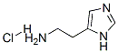 2-(3H-imidazol-4-yl)ethanamine hydrochloride 化学構造式