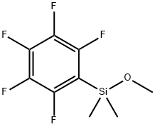 Methoxydimethyl(pentafluorophenyl)silane Structure