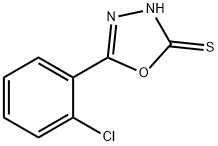 5-(2-CHLORO-PHENYL)-[1,3,4]OXADIAZOLE-2-THIOL Struktur