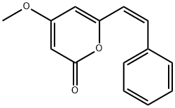 4-Methoxy-6-[(Z)-2-phenylvinyl]-2H-pyran-2-one,23768-64-1,结构式