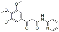 N-(2-Pyridinyl)-2-(3,4,5-trimethoxybenzoyl)acetamide 结构式