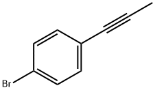 1-溴-4-(1-丙炔基)苯, 23773-30-0, 结构式