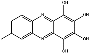 7-Methyl-1,2,3,4-phenazinetetrol,23774-08-5,结构式