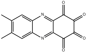 7,8-Dimethylphenazine-1,2,3,4-tetrone 结构式