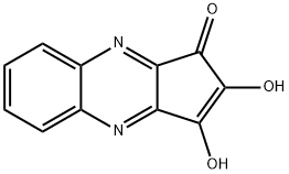 2,3-Dihydroxy-1H-cyclopenta[b]quinoxalin-1-one Struktur