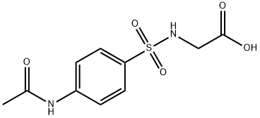 N-4-AcetaMidophenylsulfonylglycine,23776-98-9,结构式