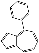 4-Phenylazulene,23781-83-1,结构式