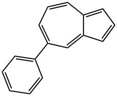 5-Phenylazulene,23781-84-2,结构式