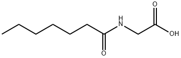 2-庚酰胺基乙酸 结构式