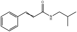 N-(2-methylpropyl)-3-phenyl-prop-2-enamide,23784-49-8,结构式