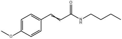 N-Butyl-3-(4-methoxyphenyl)propenamide,23784-76-1,结构式