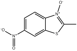 Benzothiazole, 2-methyl-6-nitro-, 3-oxide (8CI) Struktur