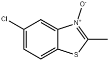 Benzothiazole, 5-chloro-2-methyl-, 3-oxide (8CI) Struktur