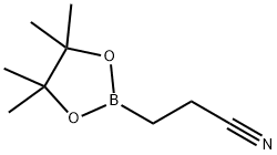 2-Cyanoethylboronic acid, pinacol ester 化学構造式