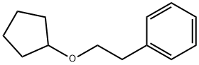 Benzol, [2-(cyclopentyloxy)ethyl]- Structure