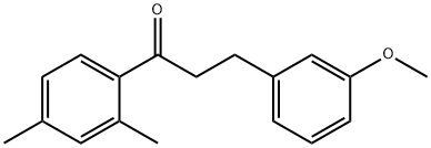 2',4'-DIMETHYL-3-(3-METHOXYPHENYL)PROPIOPHENONE Structure