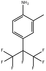 2-methyl-4-（1,1,1,2,3,3,3-heptafluoro-2-propyl）aniline Structure
