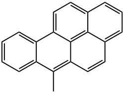 6-METHYLBENZO[A]PYRENE,2381-39-7,结构式