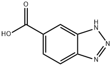 5-羧基苯并三氮唑, 23814-12-2, 结构式