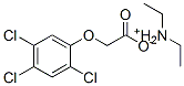 diethylammonium (2,4,5-trichlorophenoxy)acetate,23819-11-6,结构式