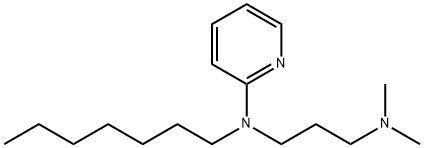 N-[3-(Dimethylamino)propyl]-N-heptyl-2-pyridinamine 结构式