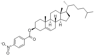 4-ニトロ安息香酸3β-コレステリル 化学構造式