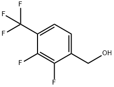 2,3-DIFLUORO-4-(TRIFLUOROMETHYL)BENZYL ALCOHO Struktur