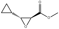 Oxiranecarboxylic acid, 3-cyclopropyl-, methyl ester, (2S,3R)- (9CI) Structure